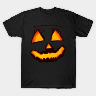 Image: Halloween pumpkin face T-Shirt